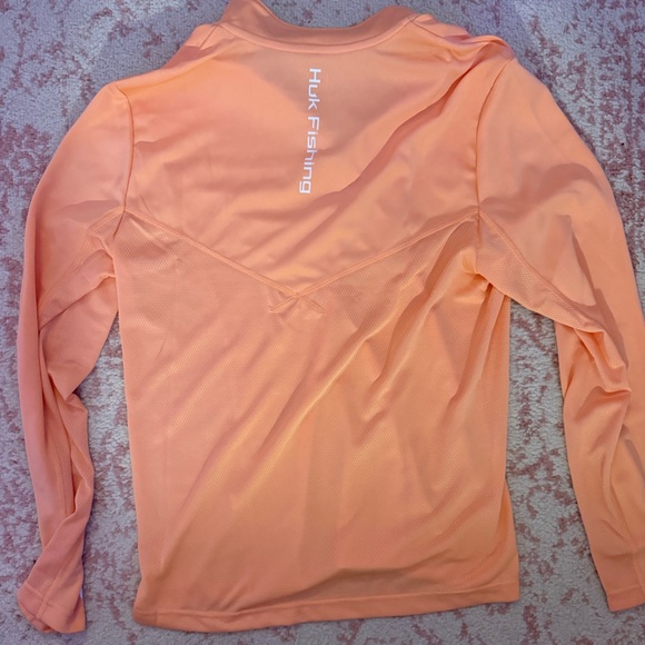 Huk Orange Long Sleeve Pullover - Picture 2 of 5
